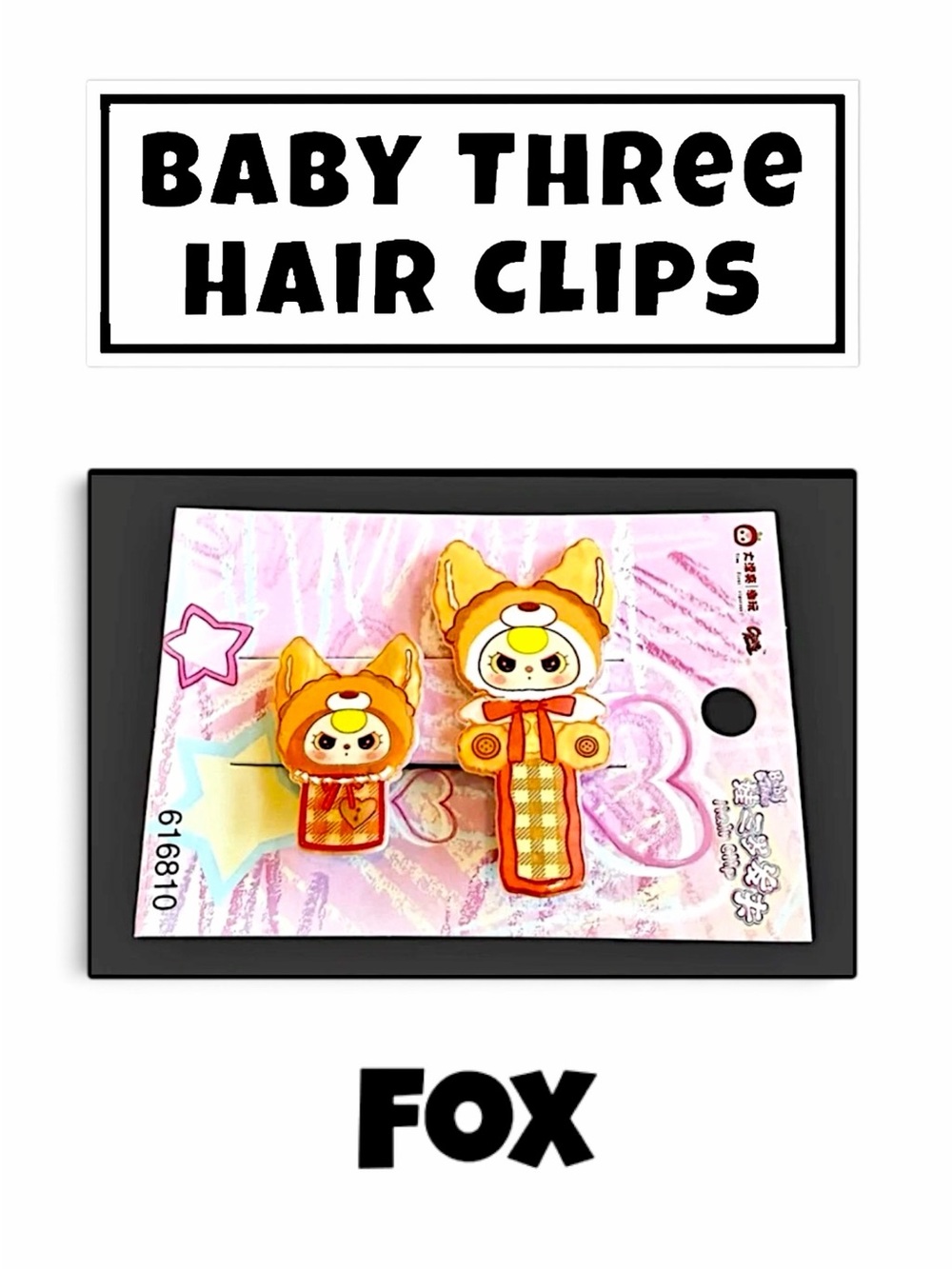 Baby Three Hair Clips
